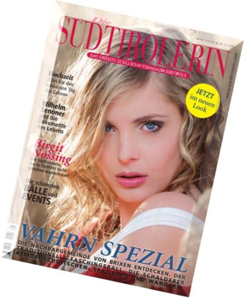 Sudtirolerin Magazin – Marz 2015