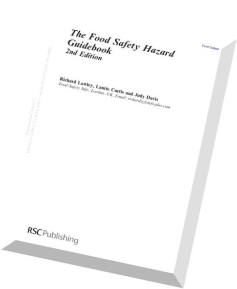 The Food Safety Hazard Guidebook, 2nd edition By Richard Lawley