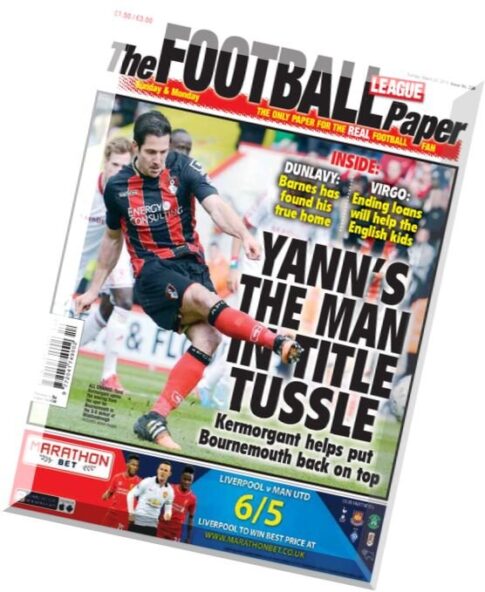 THE FOOTBALL LEAGUE PAPER – 22 Sunday, March 2015