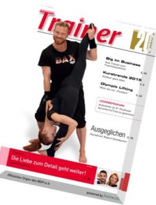 Trainer Fachzeitschrift fuer Trainer und Fitness-Coaches N 02, 2015