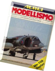 Aerei Modellismo – 1981-12 – Harrier,Bf-109