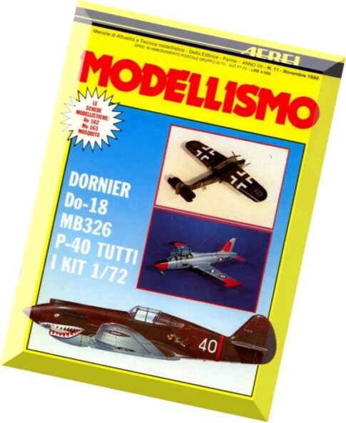 Aerei Modellismo — 1986-11 — Do-18, MB