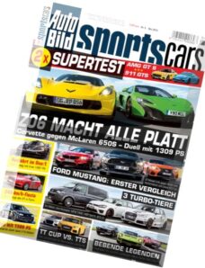 Auto Bild Germany Sportscars – Mai 2015