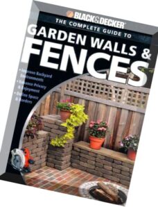Black – Decker The Complete Guide to Garden Walls – Fences+OCR