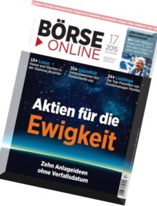 Boerse Online Finanzmagazin N 17, 23 April 2015