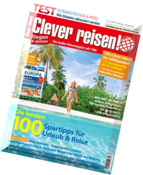 Clever Reisen — Mai-Juli 2015