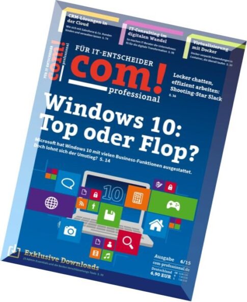 com! professional — Computer Magazin Juni 06, 2015