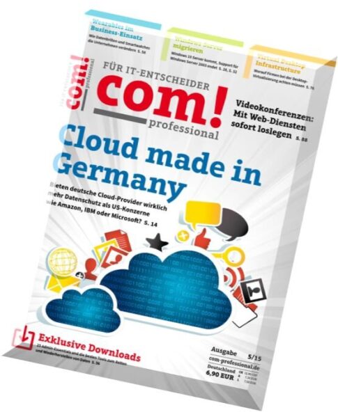 com! professional – Computer Magazin Mai 05, 2015