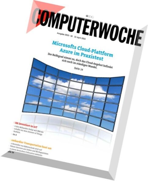 Computerwoche 16-2015 (13.04.2015)