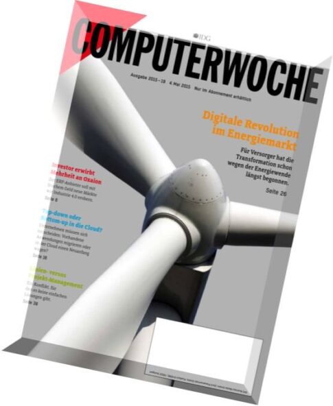 Computerwoche Magazin N 19, 04 Mai 2015