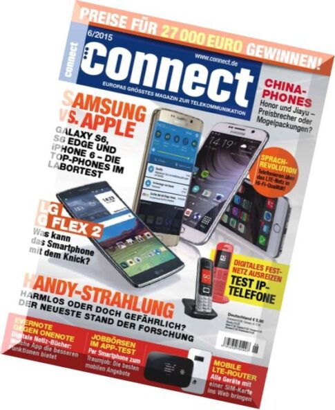 Connect Magazin — Juni N 06, 2015
