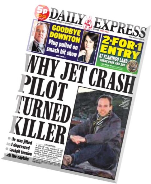 Daily Express – Friday, 27 March 2015