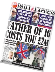 Daily Express – Wednesday, 1 April 2015