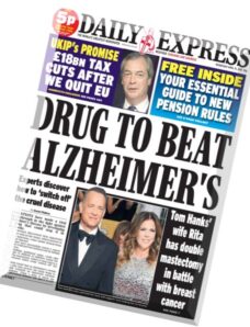Daily Express – Wednesday, 15 April 2015