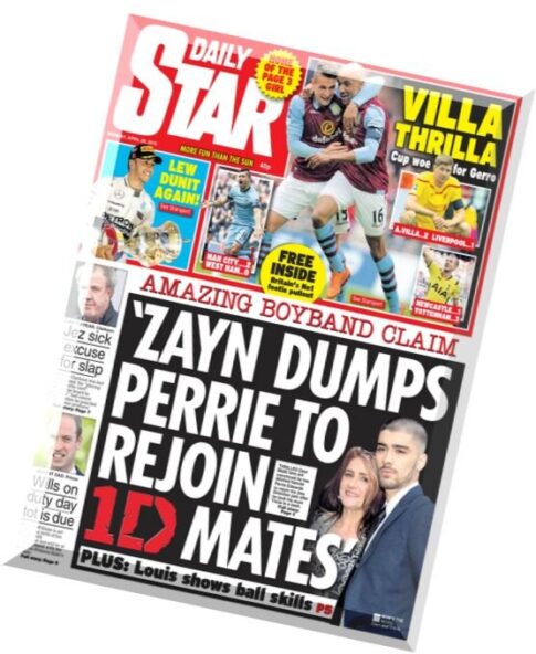 DAILY STAR — Monday, 20 April 2015