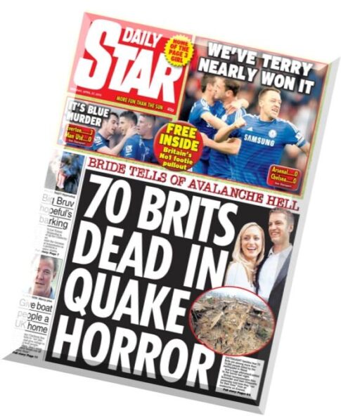 DAILY STAR – Monday, 27 April 2015