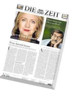 Die Zeit mit Zeit Magazin — 16 April 2015