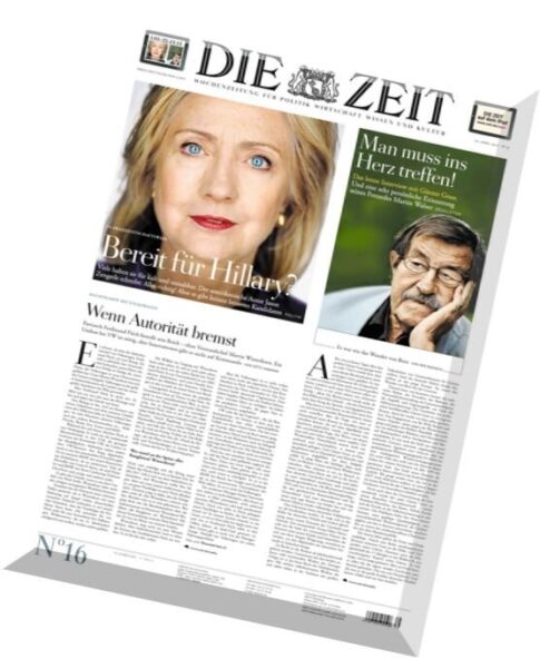 Die Zeit mit Zeit Magazin – 16 April 2015