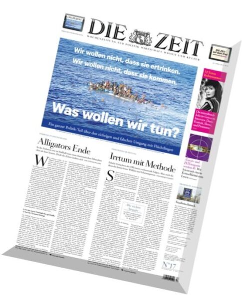 Die Zeit mit Zeit Magazin — 23 April 2015