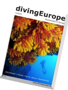divingEurope Magazin Nr. 1, 2015
