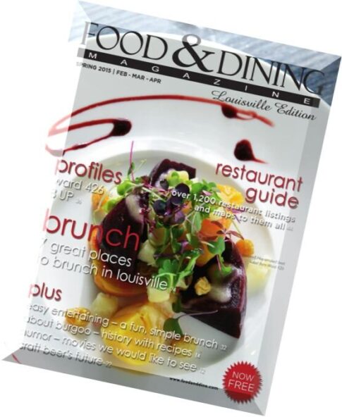 Food & Dining Magazine — Spring 2015