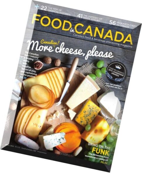 Food in Canada — April 2015