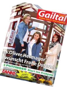 Gailtal Journal – April 2015