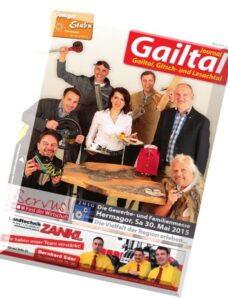 Gailtal Journal — Mai 2015