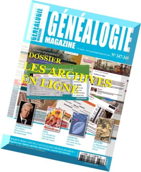 Genealogie Hors-Serie N 347-348 — Avril-Mai 2015
