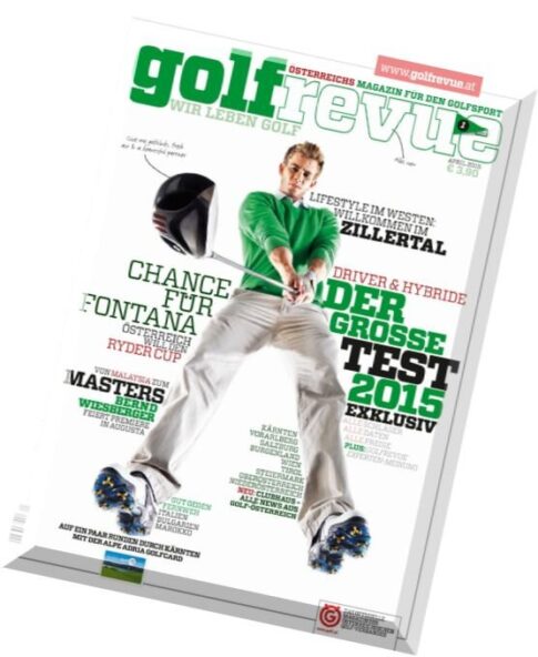 Golfrevue Nr. 1, April 2015