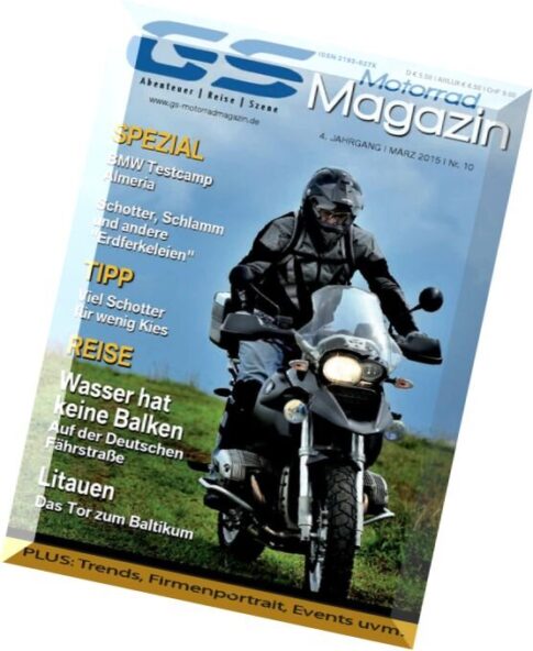 GS Motorrad Magazin – Marz 2015