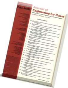 Journal of Engineering for Gas Turbines and Power 1983 Vol.105, N 3