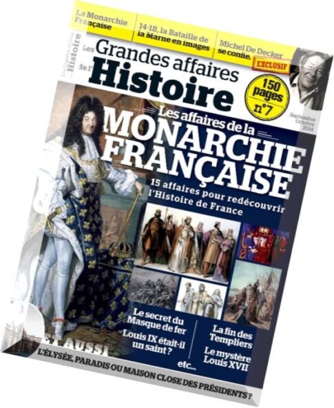 Les Grandes affaires de l’Histoire Magazine N 7, 2014