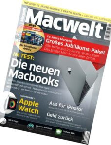 Macwelt Magazin Germany — April 05, 2015