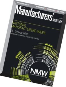 Manufacturers Monthly – April 2015