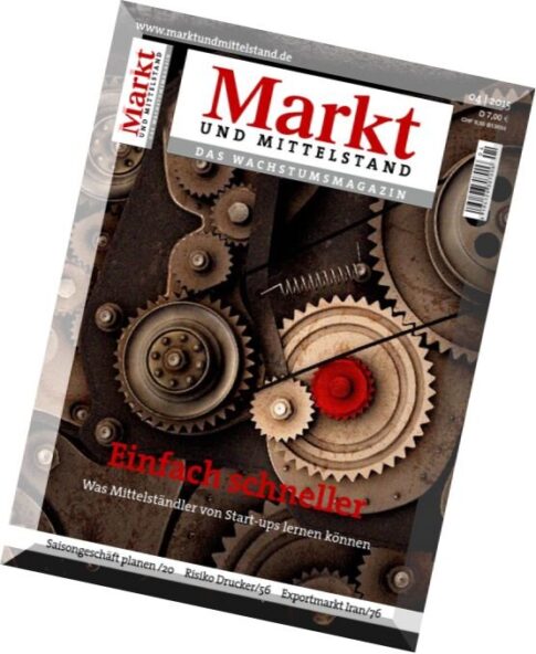 Markt und Mittelstand Nr. 4, 2015