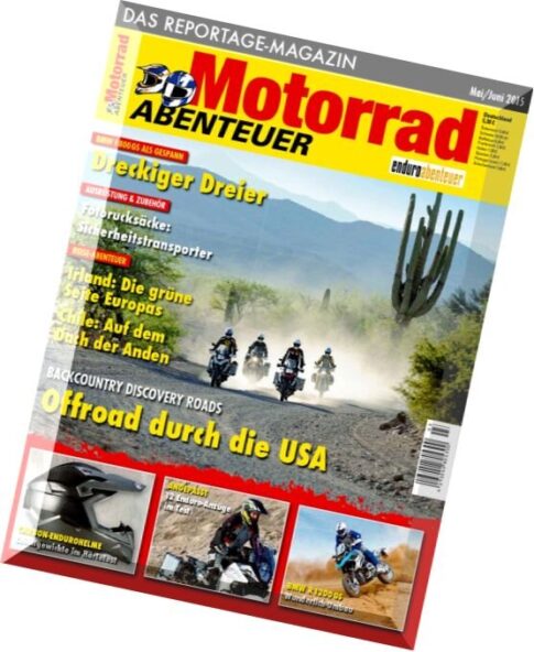 Motorrad Abenteuer — Mai-Juni 2015