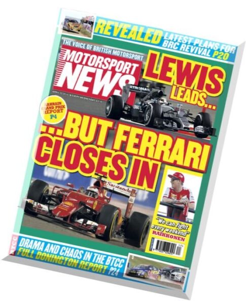 Motorsport News – 22 April 2015