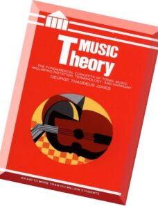 Music Theory, George Thaddeus Jones, 1974