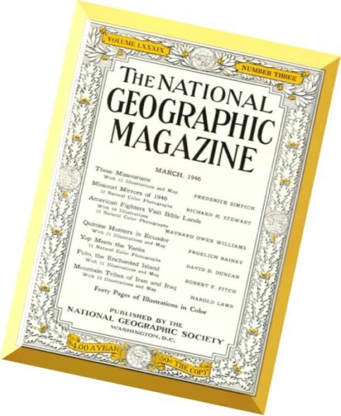 National Geographic Magazine 1946-03, March
