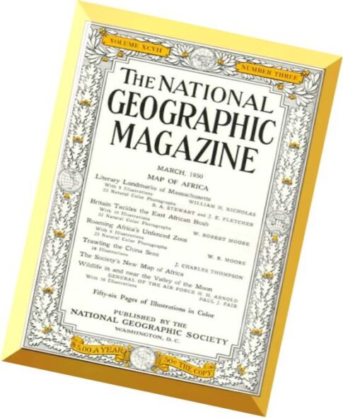 National Geographic Magazine 1950-03, March