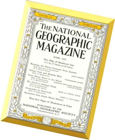 National Geographic Magazine 1952-06, June