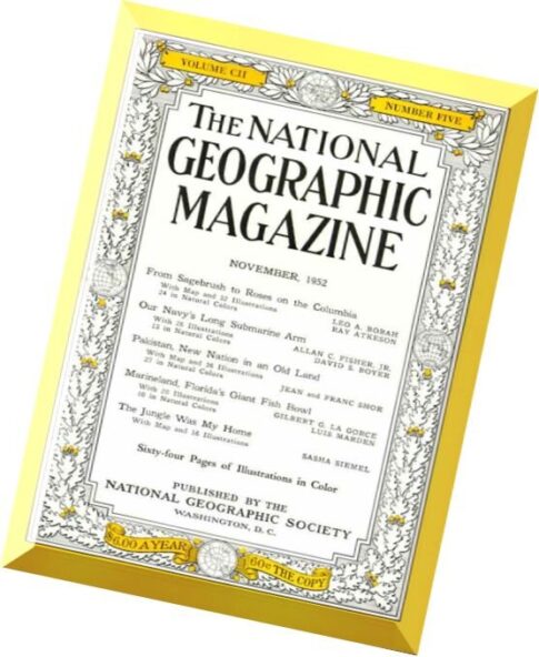 National Geographic Magazine 1952-11, November