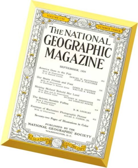 National Geographic Magazine 1954-09, September