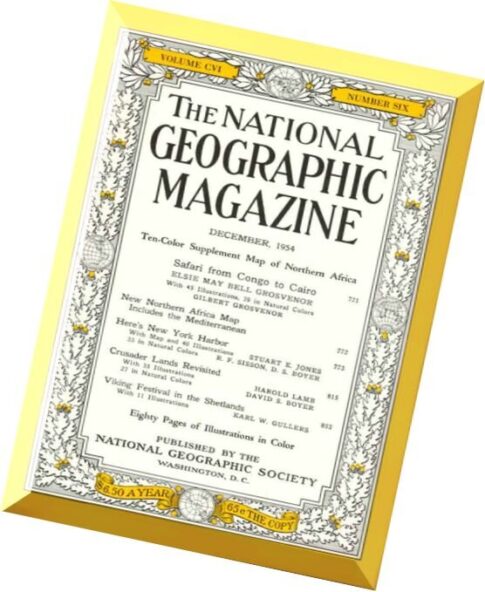 National Geographic Magazine 1954-12, December