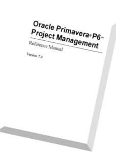Primavera P6 7.0 Project Management Reference Manual