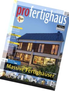 Pro Fertighaus Magazin – Mai-Juni 2015