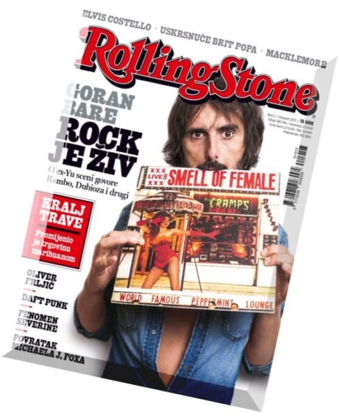 Rolling Stone Croatia – Listopad 2013