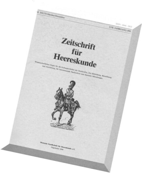 Zeitschrift fur Heereskunde 1993-10-12 (369-370)