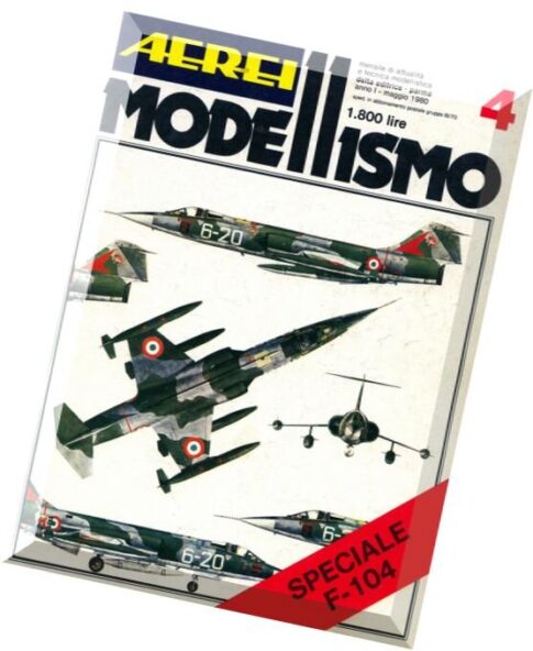 Aerei Modellismo – 1980-05 – F-104, P-40N, RE